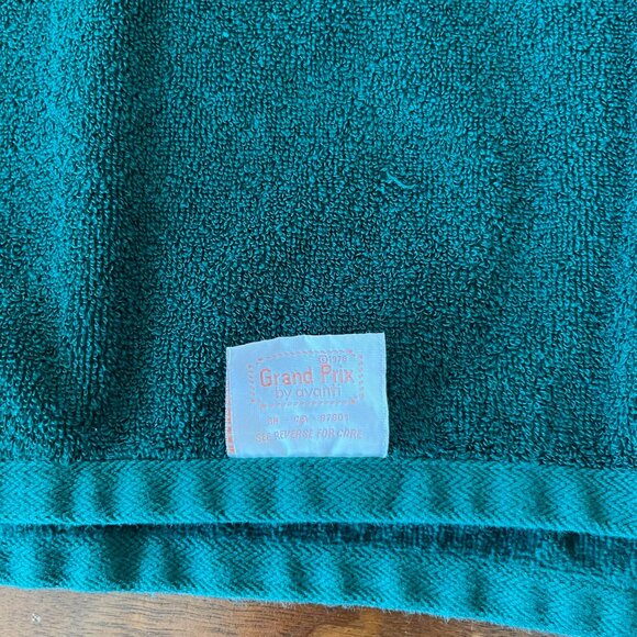 2 1978 Avanti Grand Prix Towels Spode Christmas Tree Bath & Hand Cotton Green - Picture 8 of 12